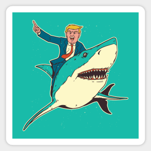 Trump Shark Sticker